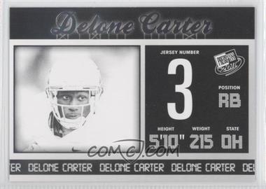 2011 Press Pass - [Base] - Black & White #27 - Delone Carter