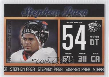 2011 Press Pass - [Base] - Blue Reflectors #34 - Stephen Paea