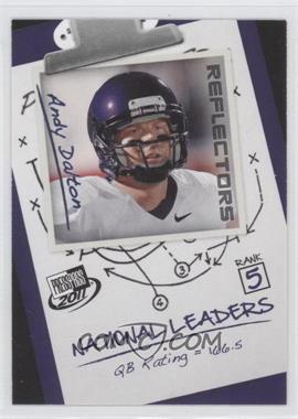 2011 Press Pass - [Base] - Blue Reflectors #61 - National Leaders - Andy Dalton