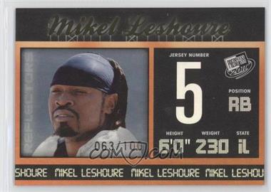 2011 Press Pass - [Base] - Gold Reflectors #18 - Mikel Leshoure /100