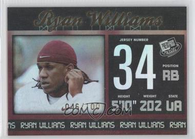2011 Press Pass - [Base] - Gold Reflectors #26 - Ryan Williams /100