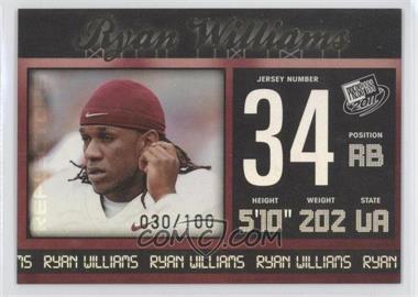 2011 Press Pass - [Base] - Gold Reflectors #26 - Ryan Williams /100