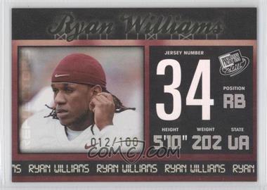 2011 Press Pass - [Base] - Gold Reflectors #26 - Ryan Williams /100