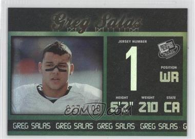 2011 Press Pass - [Base] - Gold Reflectors #46 - Greg Salas /100