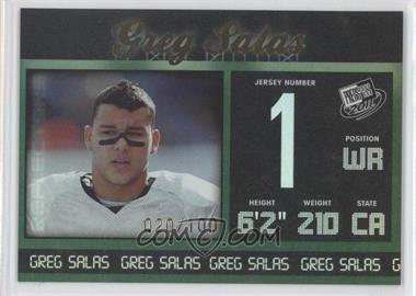 2011 Press Pass - [Base] - Gold Reflectors #46 - Greg Salas /100