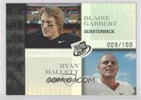 Graduating Class - Blaine Gabbert, Ryan Mallett #/100