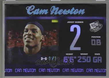 2011 Press Pass - [Base] - Platinum Reflectors #6 - Cam Newton /1 [Noted]
