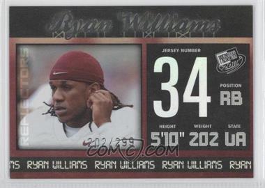 2011 Press Pass - [Base] - Reflectors #26 - Ryan Williams /299