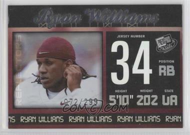 2011 Press Pass - [Base] - Reflectors #26 - Ryan Williams /299