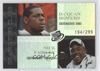 Graduating Class - Da'Quan Bowers, Nick Fairley #/299