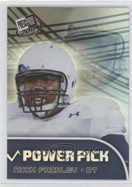 2011 Press Pass - [Base] #105 - Power Pick - Nick Fairley