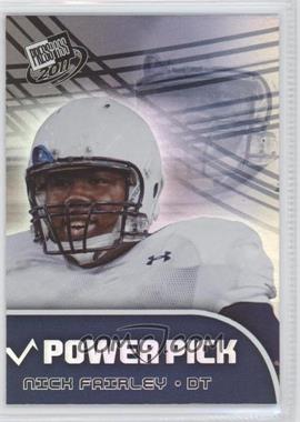 2011 Press Pass - [Base] #105 - Power Pick - Nick Fairley