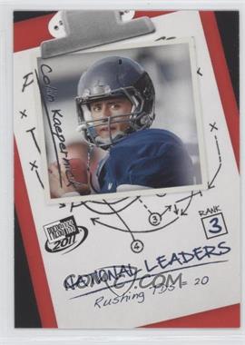 2011 Press Pass - [Base] #65 - National Leaders - Colin Kaepernick