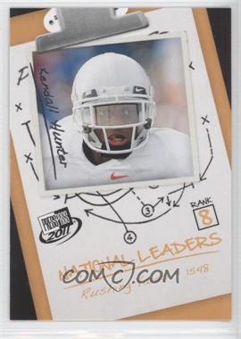 2011 Press Pass - [Base] #69 - National Leaders - Kendall Hunter