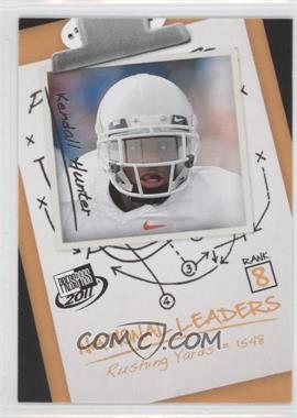 2011 Press Pass - [Base] #69 - National Leaders - Kendall Hunter