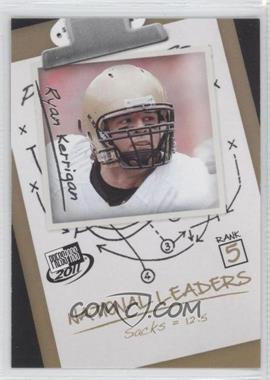 2011 Press Pass - [Base] #75 - National Leaders - Ryan Kerrigan