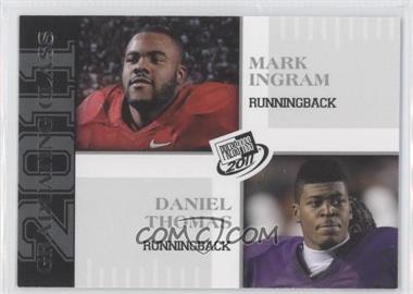 2011 Press Pass - [Base] #96 - Graduating Class - Mark Ingram, Daniel Thomas