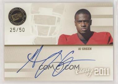 2011 Press Pass - Class of 2011 Autographs #C11-AG - A.J. Green /50