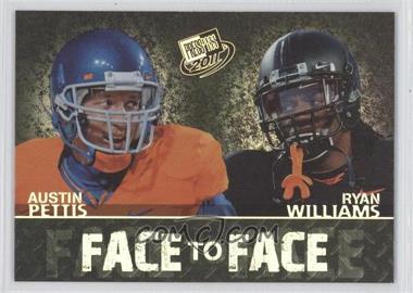 2011 Press Pass - Face to Face #FF-12 - Austin Pettis, Ryan Williams