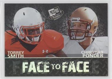 2011 Press Pass - Face to Face #FF-13 - Torrey Smith, Christian Ponder
