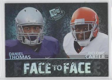 2011 Press Pass - Face to Face #FF-9 - Delone Carter, Daniel Thomas