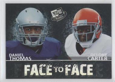 2011 Press Pass - Face to Face #FF-9 - Delone Carter, Daniel Thomas