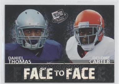 2011 Press Pass - Face to Face #FF-9 - Delone Carter, Daniel Thomas