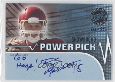 2011 Press Pass - Power Pick Autographs - Showbound Inscriptions #PP-RM - Ryan Mallett /25