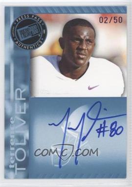 2011 Press Pass - Signings - Blue #PPS-TT2 - Terrence Toliver /50