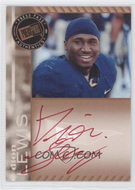 2011 Press Pass - Signings - Bronze Red Ink #PPS-DL.2 - Dion Lewis
