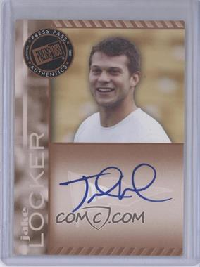 2011 Press Pass - Signings - Bronze #PPS-JL - Jake Locker