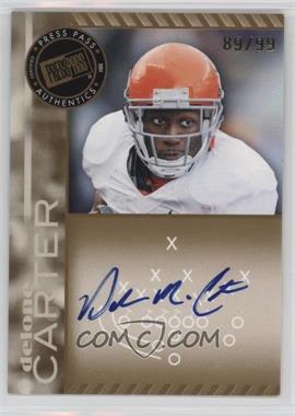 2011 Press Pass - Signings - Gold #PPS-DC - Delone Carter /99