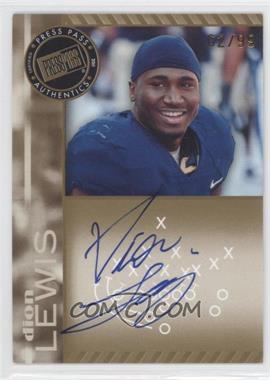 2011 Press Pass - Signings - Gold #PPS-DL.2 - Dion Lewis /99