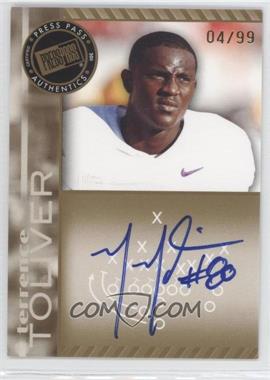 2011 Press Pass - Signings - Gold #PPS-TT2 - Terrence Toliver /99