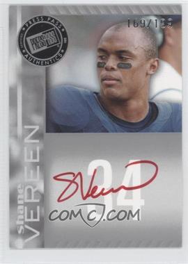 2011 Press Pass - Signings - Silver Red Ink #PPS-SV - Shane Vereen /199