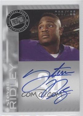 2011 Press Pass - Signings - Silver #PPS-SR - Stevan Ridley /199