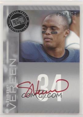 2011 Press Pass - Signings - Silver #PPS-SV - Shane Vereen /199