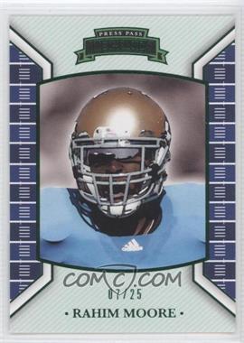 2011 Press Pass Legends - [Base] - Emerald #60 - Rahim Moore /25