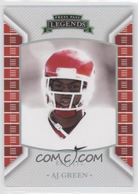 2011 Press Pass Legends - [Base] - Silver Holofoil #26 - A.J. Green /175