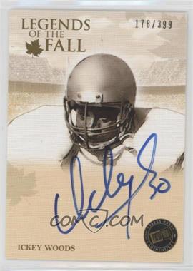 2011 Press Pass Legends - Legends of the Fall - Signatures #LOF-IW - Ickey Woods /399