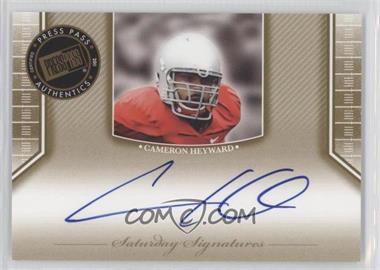 2011 Press Pass Legends - Saturday Signatures #SS-CH.1 - Cameron Heyward