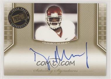 2011 Press Pass Legends - Saturday Signatures #SS-DM2 - DeMarco Murray