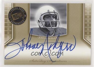 2011 Press Pass Legends - Saturday Signatures #SS-JR.2 - Johnny Rodgers