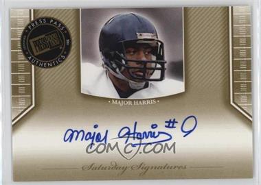 2011 Press Pass Legends - Saturday Signatures #SS-MH.1 - Major Harris