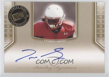 2011 Press Pass Legends - Saturday Signatures #SS-TS - Torrey Smith