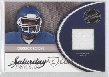 2011 Press Pass Legends - Saturday Swatches #SSW-DL - Derrick Locke
