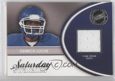 2011 Press Pass Legends - Saturday Swatches #SSW-DL - Derrick Locke