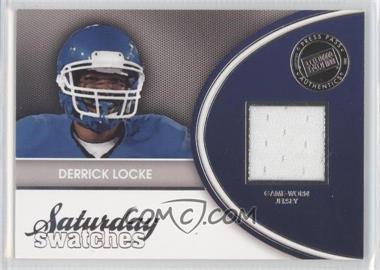 2011 Press Pass Legends - Saturday Swatches #SSW-DL - Derrick Locke