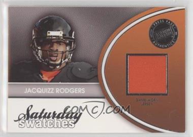 2011 Press Pass Legends - Saturday Swatches #SSW-JR - Jacquizz Rodgers