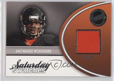 2011 Press Pass Legends - Saturday Swatches #SSW-JR - Jacquizz Rodgers